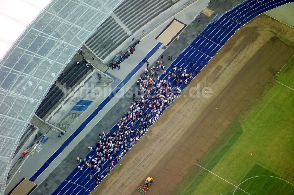 Luftbild Berlin - Arena des Stadion Olympiastadion in Berlin