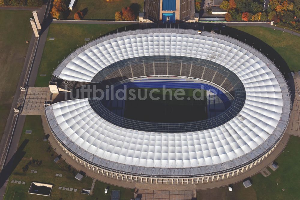 Luftbild Berlin - Arena des Stadion Olympiastadion in Berlin