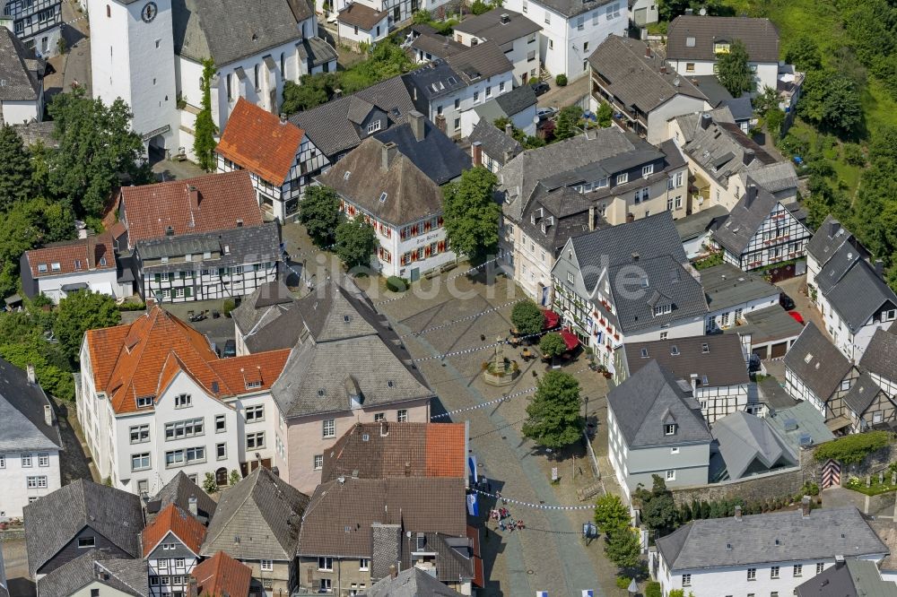 Arnsberg von oben - Arnsberg im Sauerland in Nordrhein-Westfalen