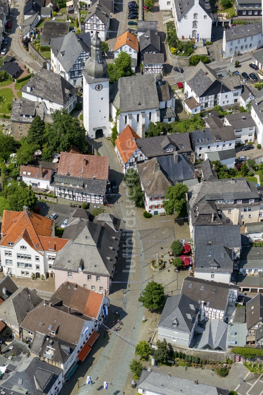 Arnsberg aus der Vogelperspektive: Arnsberg im Sauerland in Nordrhein-Westfalen