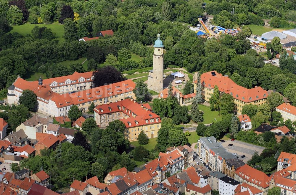 Arnstadt aus der Vogelperspektive: Arnstadt im Bundesland Thüringen