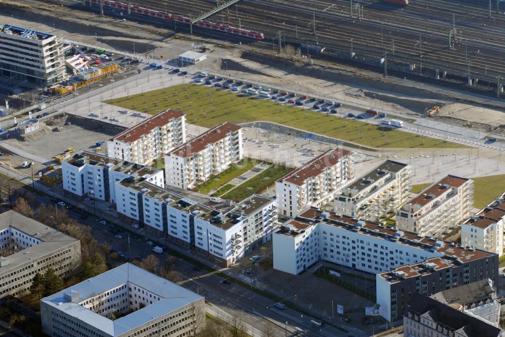 München von oben - Arnulfpark München