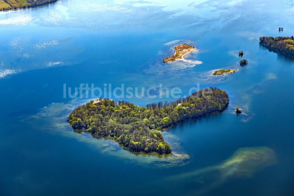 Luftbild Ascheberg - Ascheberg Ascheberger Warder im Plöner See im Bundesland Schleswig-Holstein, Deutschland