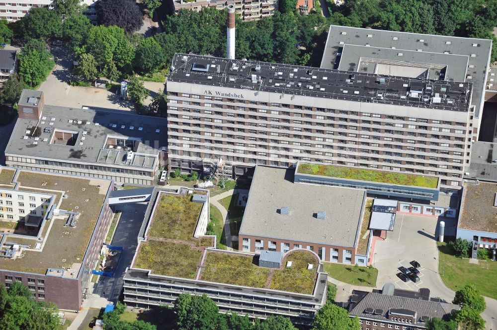 Luftbild Hamburg - Asklepios Klinikum in Hamburg - Wandsbeck