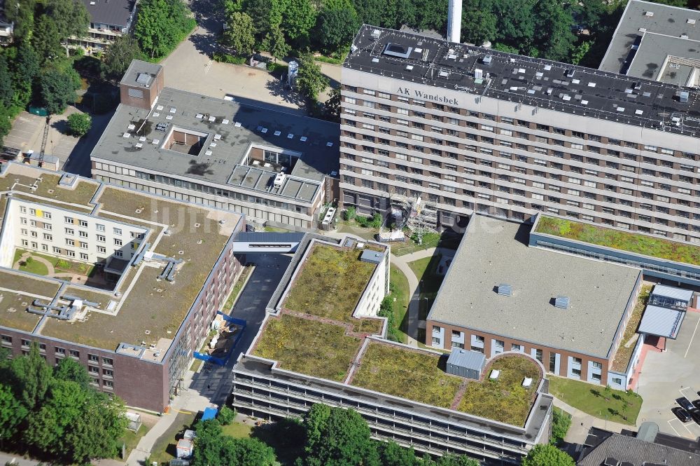 Luftaufnahme Hamburg - Asklepios Klinikum in Hamburg - Wandsbeck