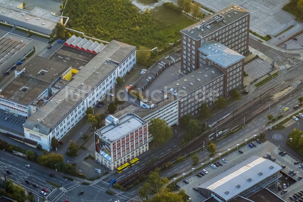 Luftaufnahme Essen - Asylunterkunft in Essen im Bundesland Nordrhein-Westfalen