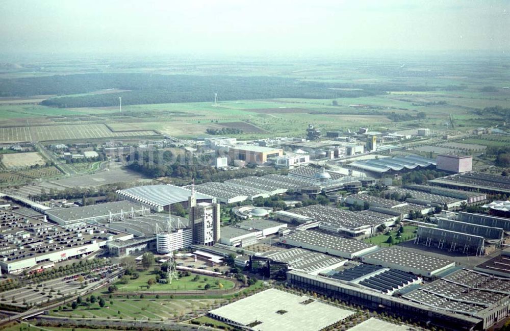 Hannover aus der Vogelperspektive: at the current fairgrounds in Hanover in Lower Saxony