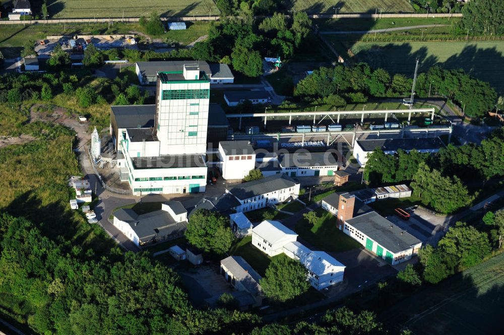 Luftbild Morsleben - Atommüll Endlager Bergwerk Morsleben