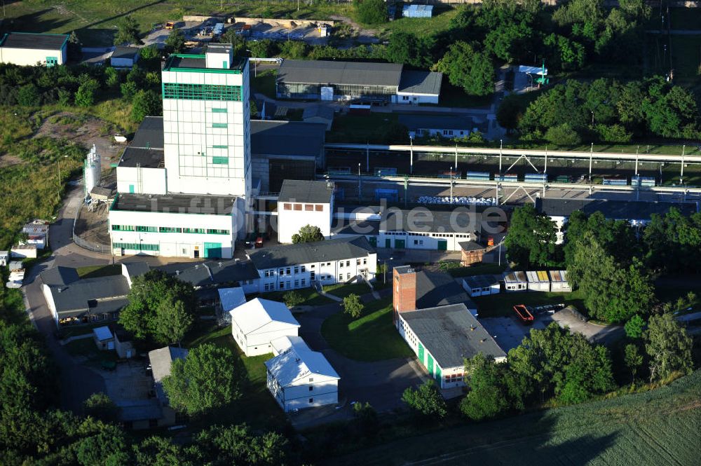 Luftbild Morsleben - Atommüll Endlager Bergwerk Morsleben