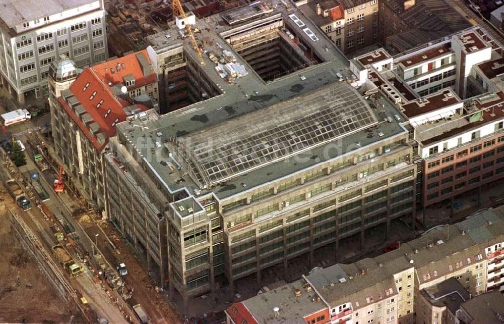 Berlin aus der Vogelperspektive: Atrium in derFriedrichstraße