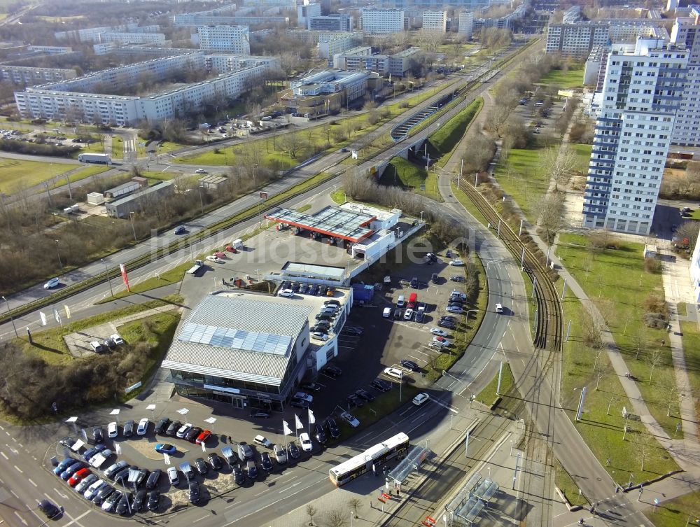 Luftbild Halle ( Saale ) - Audi Zentrum Halle im Bundesland Sachsen-Anhalt