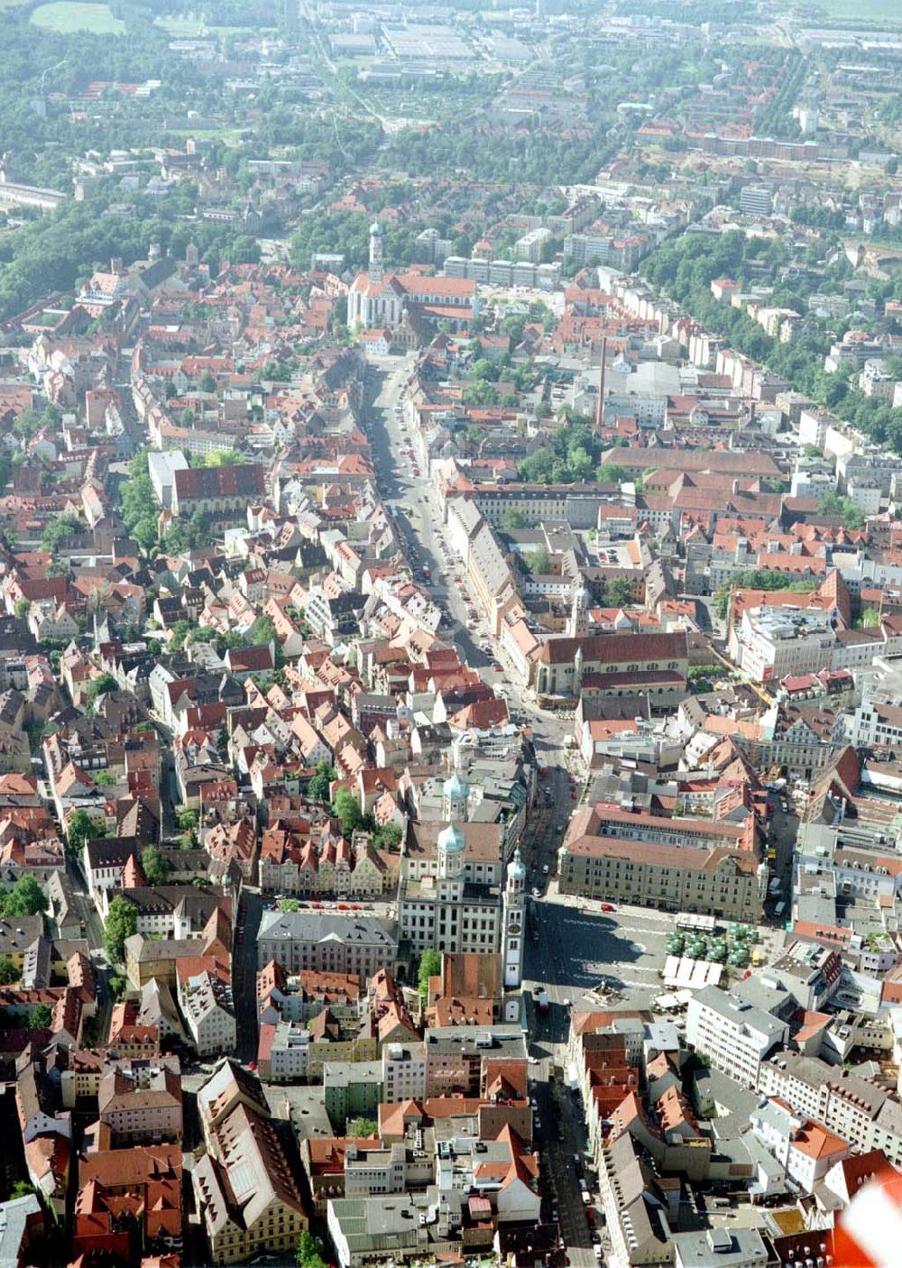 Augsburg / Bayern aus der Vogelperspektive: Augsburg / Bayern.