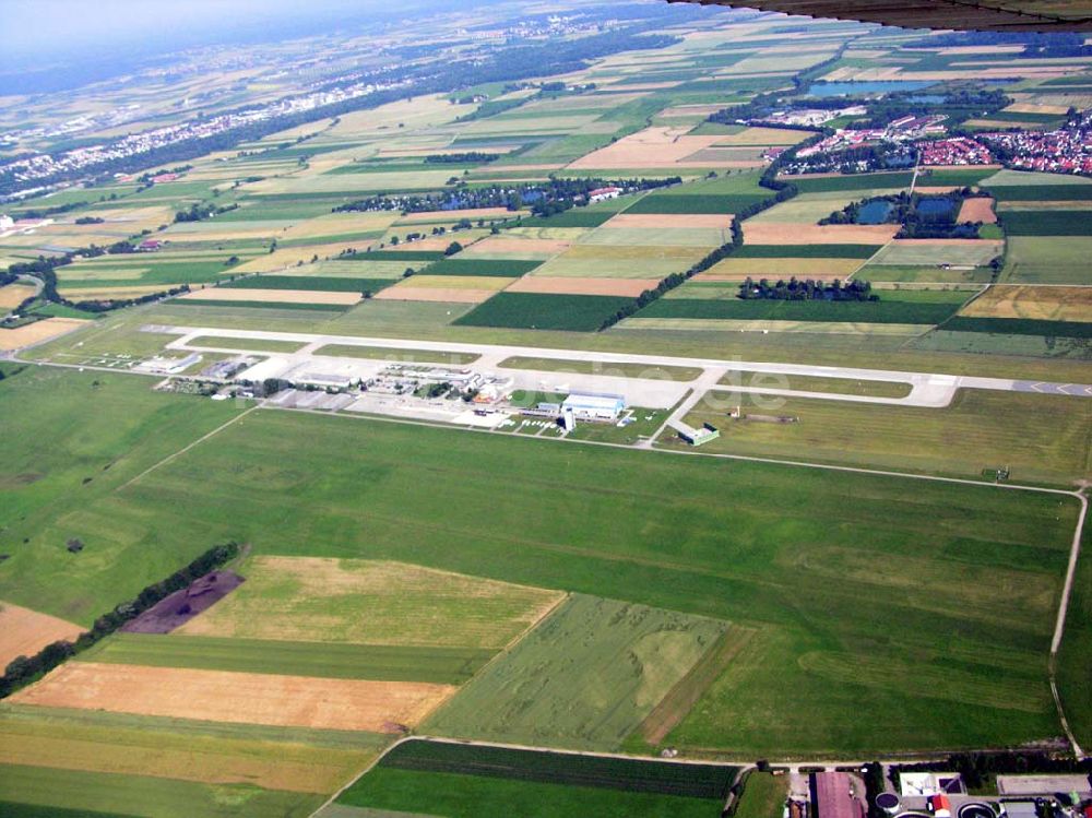 Luftbild Augsburg - Augsburg - Flughafen