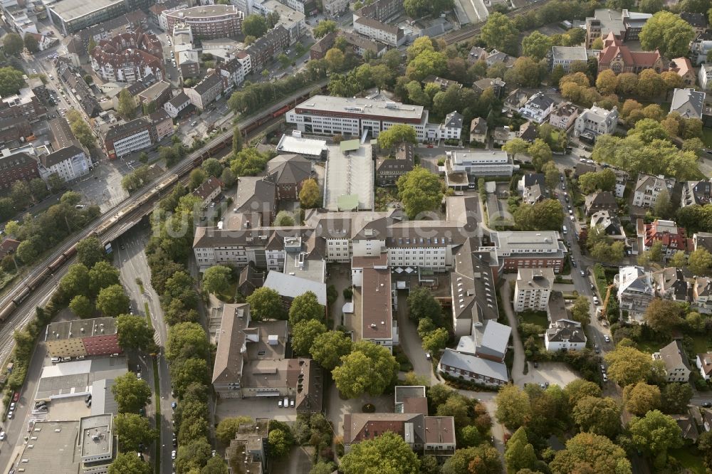 Luftaufnahme Bochum Linden - Augusta Kliniken Bochum Hattingen in Bochum im Bundesland Nordrhein-Westfalen