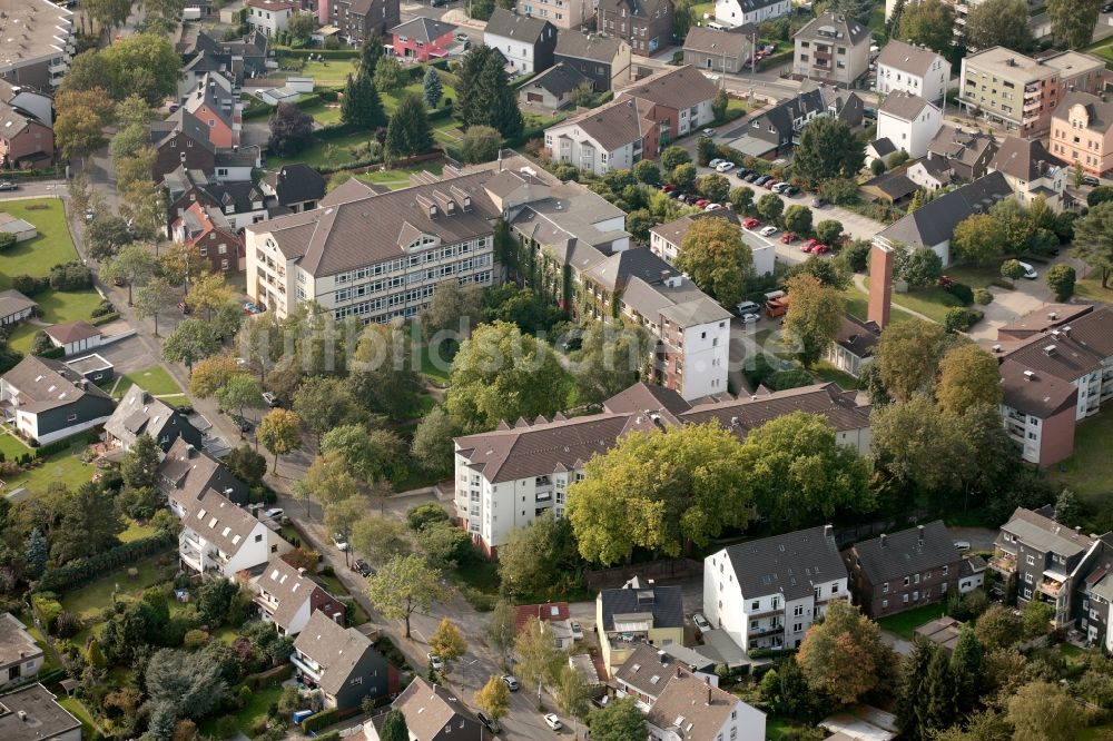 Bochum von oben - Augusta-Kranken-Anstalt II in Bochum im Bundesland Nordrhein-Westfalen