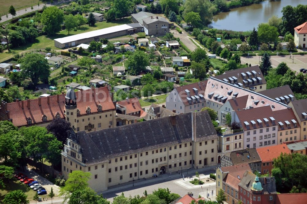 Luftbild Lutherstadt Wittenberg - Augusteum und Lutherhaus in der Lutherstadt Wittenberg im Bundesland Sachsen-Anhalt