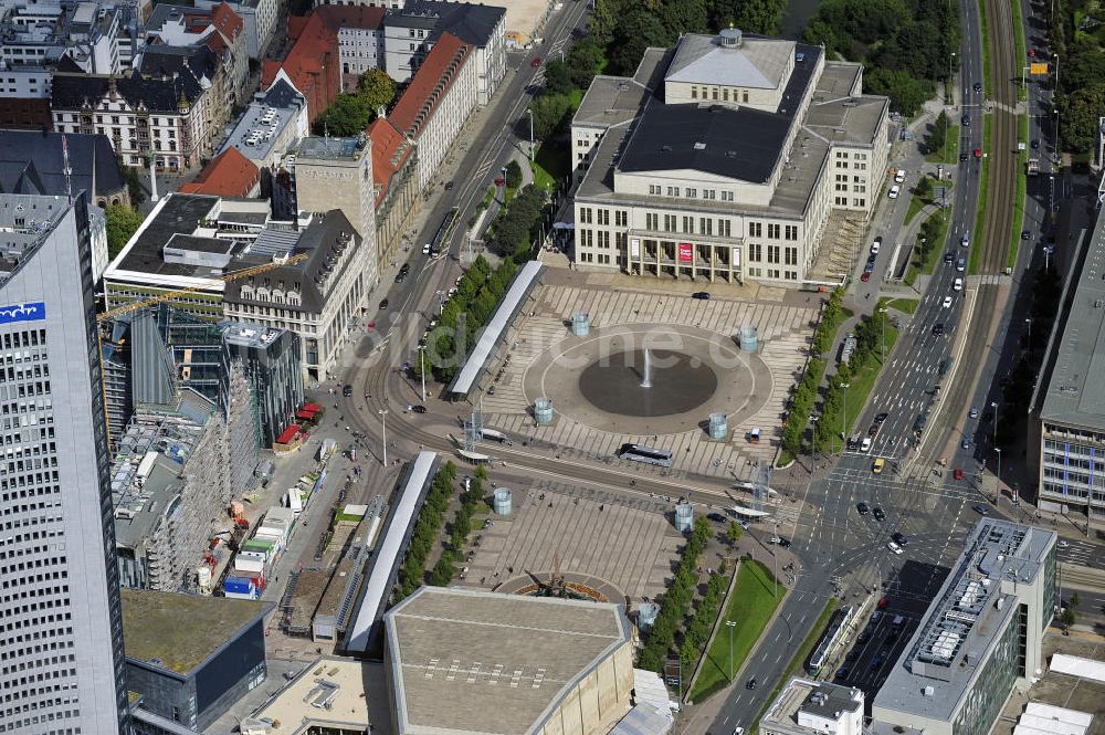 Luftaufnahme Leipzig - Augustusplatz Leipzig