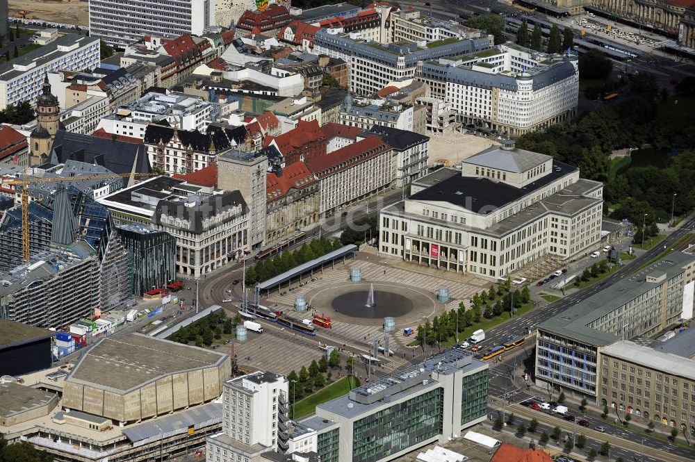 Luftaufnahme Leipzig - Augustusplatz Leipzig