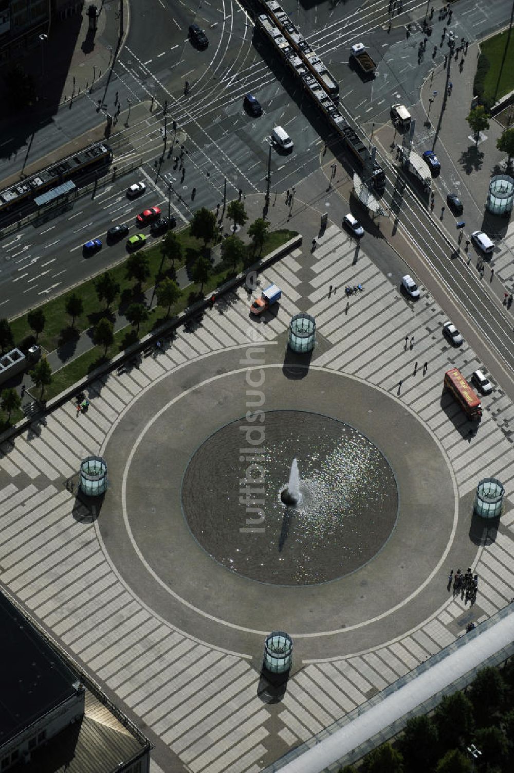 Luftaufnahme Leipzig - Augustusplatz Leipzig