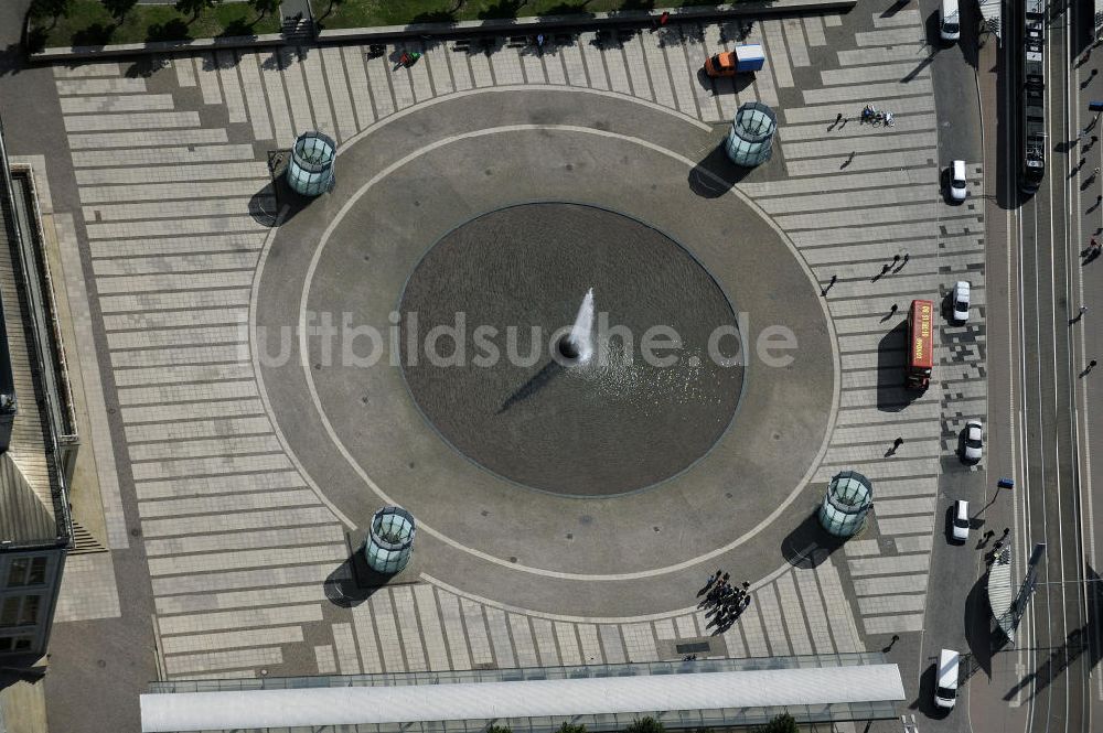 Leipzig aus der Vogelperspektive: Augustusplatz Leipzig