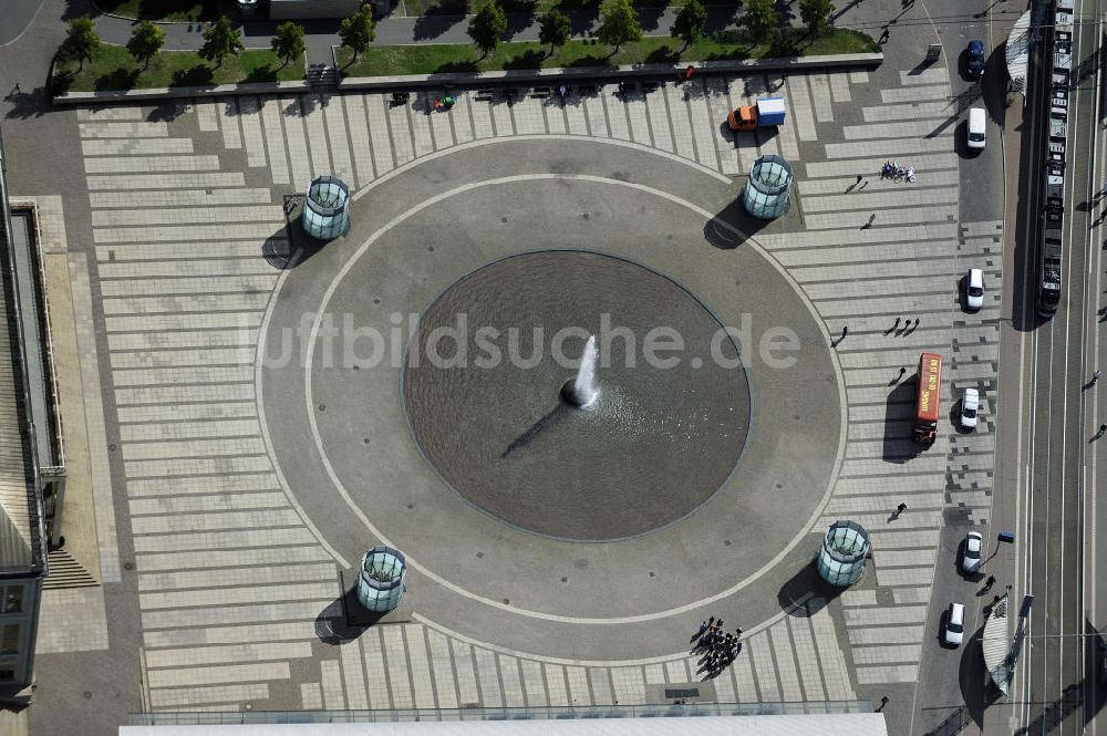 Luftaufnahme Leipzig - Augustusplatz Leipzig