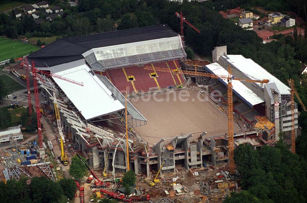 Luftbild Kaiserslautern - Aus- und Umbau des Fritz-Walter-Stadions