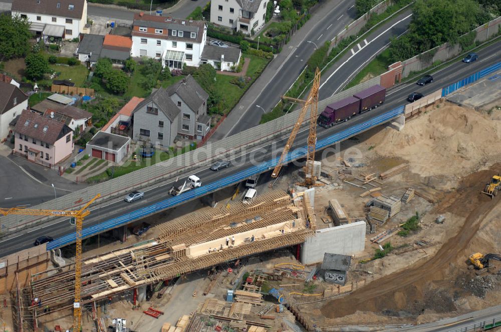 Luftaufnahme Braunschweig - Ausbau des Autobahndreieck Braunschweig-Südwest an der Autobahn A29 / A 391