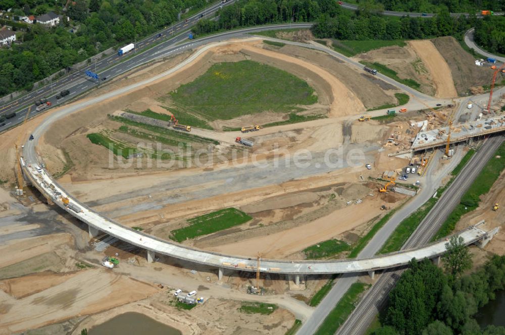 Luftbild Braunschweig - Ausbau des Autobahndreieck Braunschweig-Südwest an der Autobahn A29 / A 391