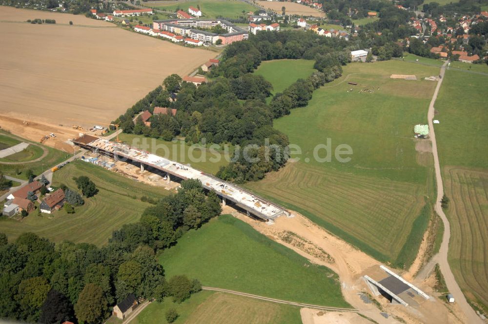 Löbau Von Oben - Ausbau Der B 178 An Der Ortsumfahrung Löbau