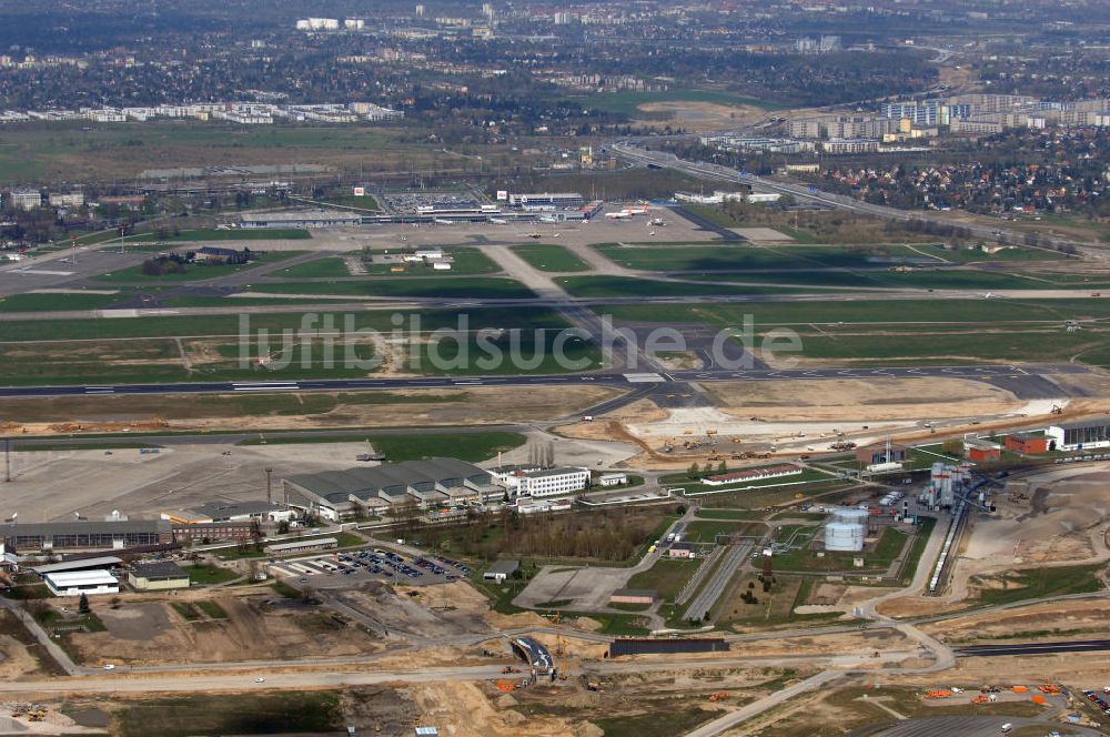 Schönefeld / Bundesland BRB von oben - Ausbau des Flughafens Berlin-Schönefeld