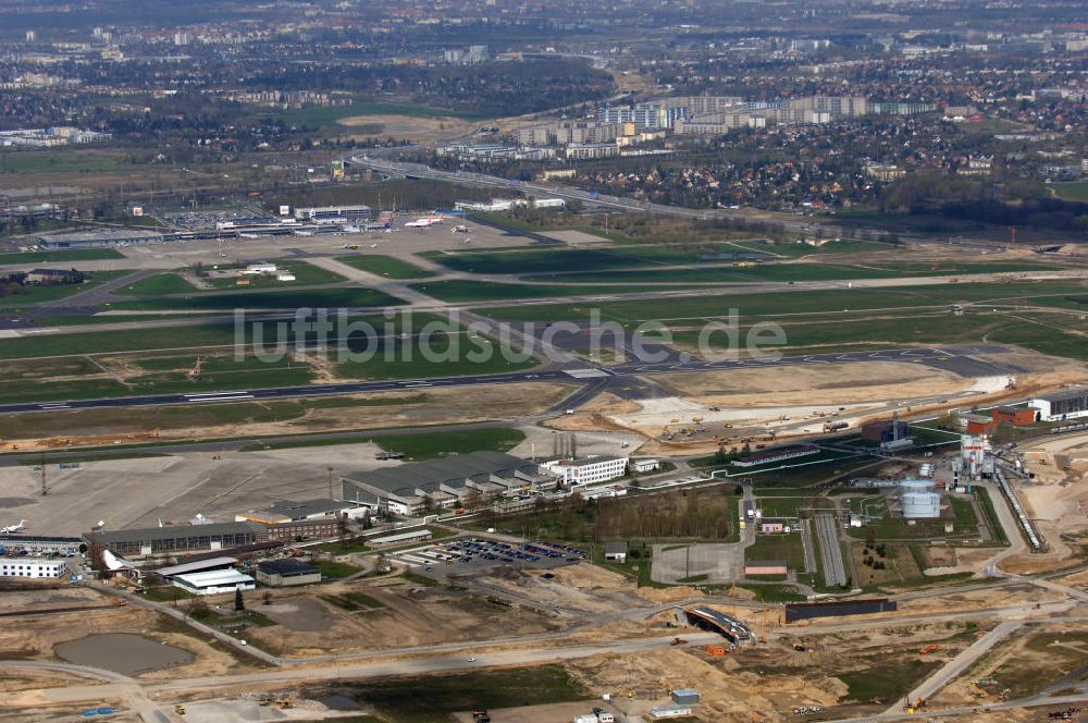 Schönefeld / Bundesland BRB von oben - Ausbau des Flughafens Berlin-Schönefeld