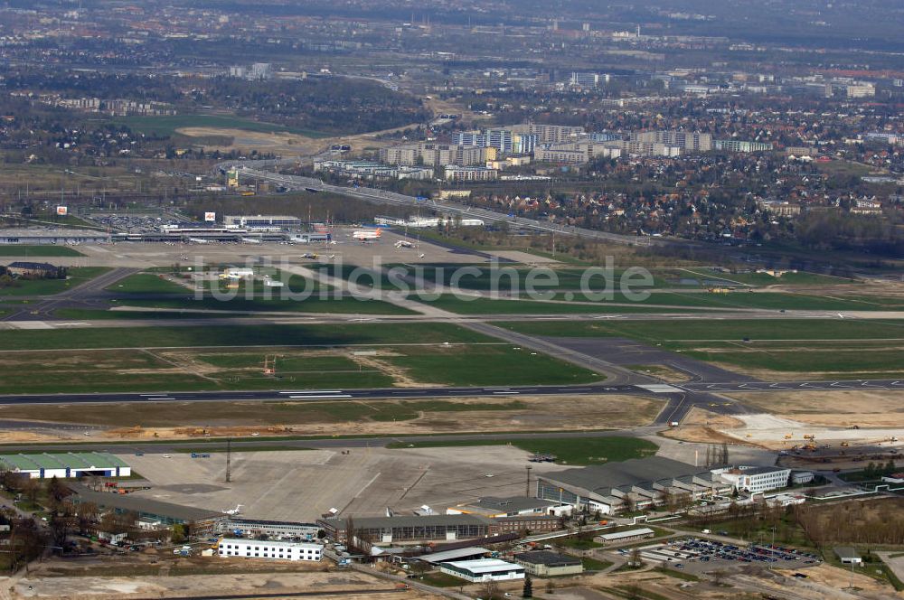 Luftaufnahme Schönefeld / Bundesland BRB - Ausbau des Flughafens Berlin-Schönefeld