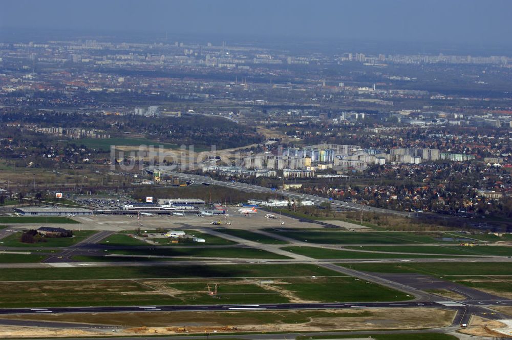 Schönefeld / Bundesland BRB von oben - Ausbau des Flughafens Berlin-Schönefeld