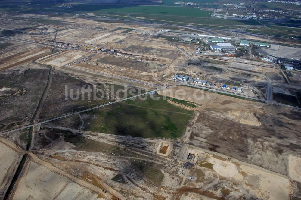 Luftbild Schönefeld / Bundesland BRB - Ausbau des Flughafens Berlin-Schönefeld