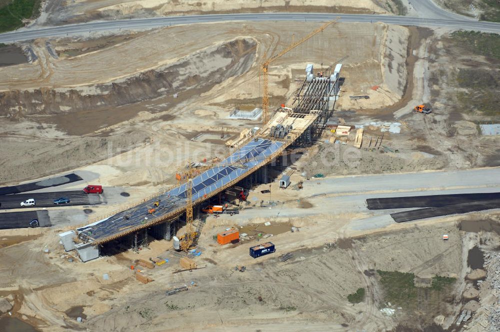 Schönefeld / Bundesland BRB aus der Vogelperspektive: Ausbau des Flughafens Berlin-Schönefeld