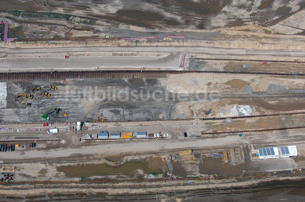 Schönefeld / Bundesland BRB aus der Vogelperspektive: Ausbau des Flughafens Berlin-Schönefeld