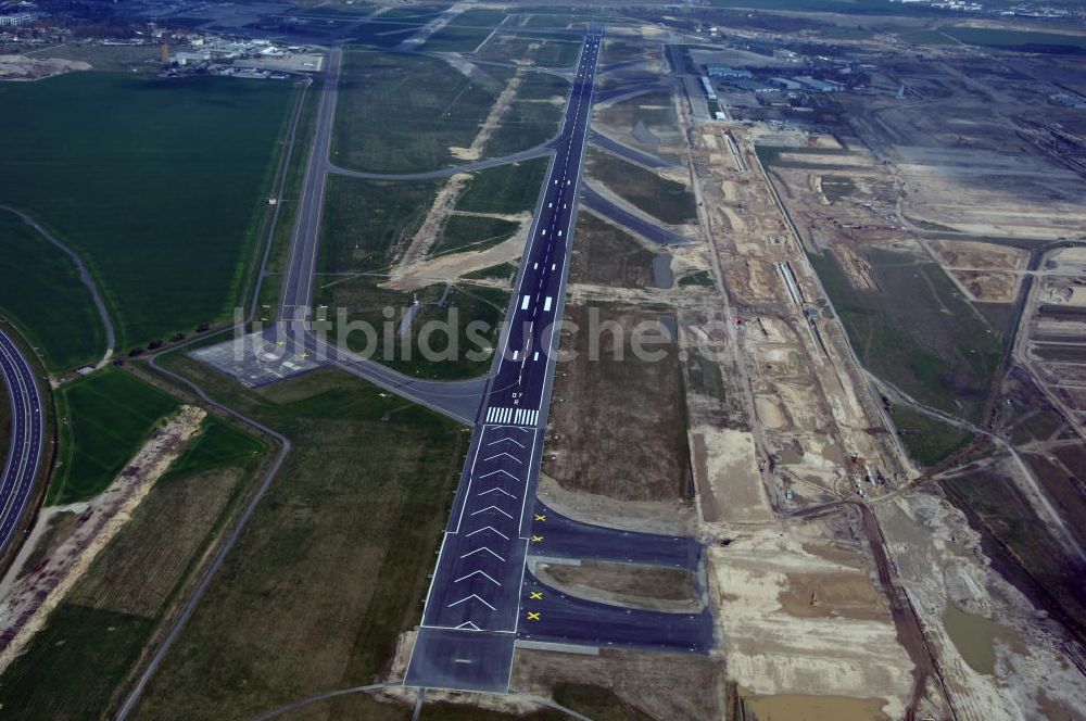 Luftbild Schönefeld / Bundesland BRB - Ausbau des Flughafens Berlin-Schönefeld