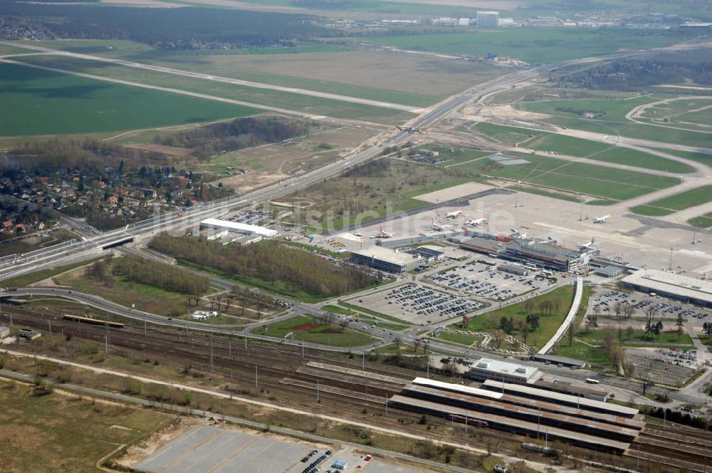 Luftbild Schönefeld - Ausbau des Flughafens Berlin-Schönefeld