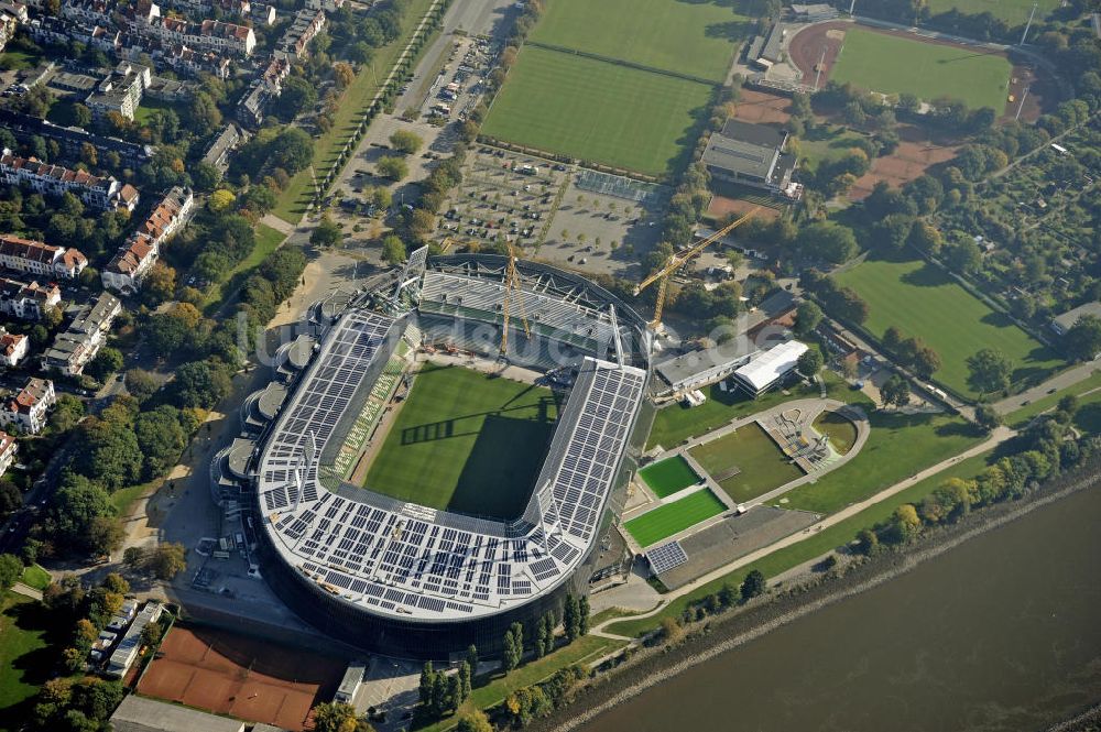 Luftaufnahme Bremen - Ausbau Weserstadion Bremen