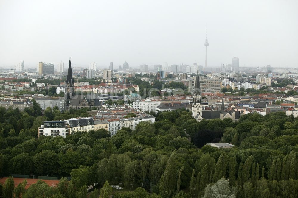 Berlin aus der Vogelperspektive: Ausblick über die Berliner Innenstadt