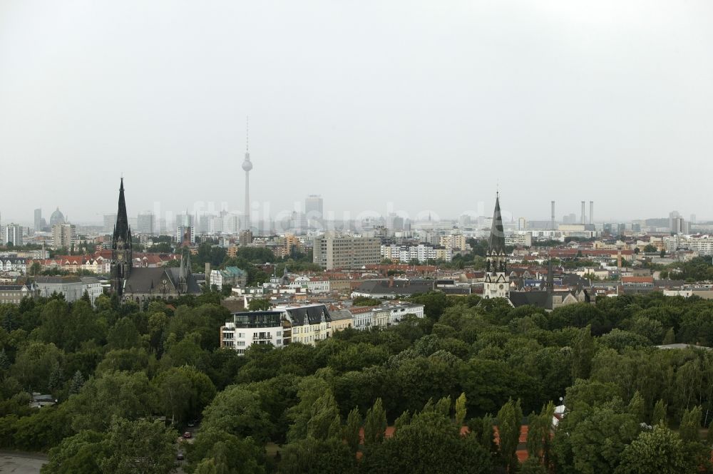 Luftbild Berlin - Ausblick über die Berliner Innenstadt