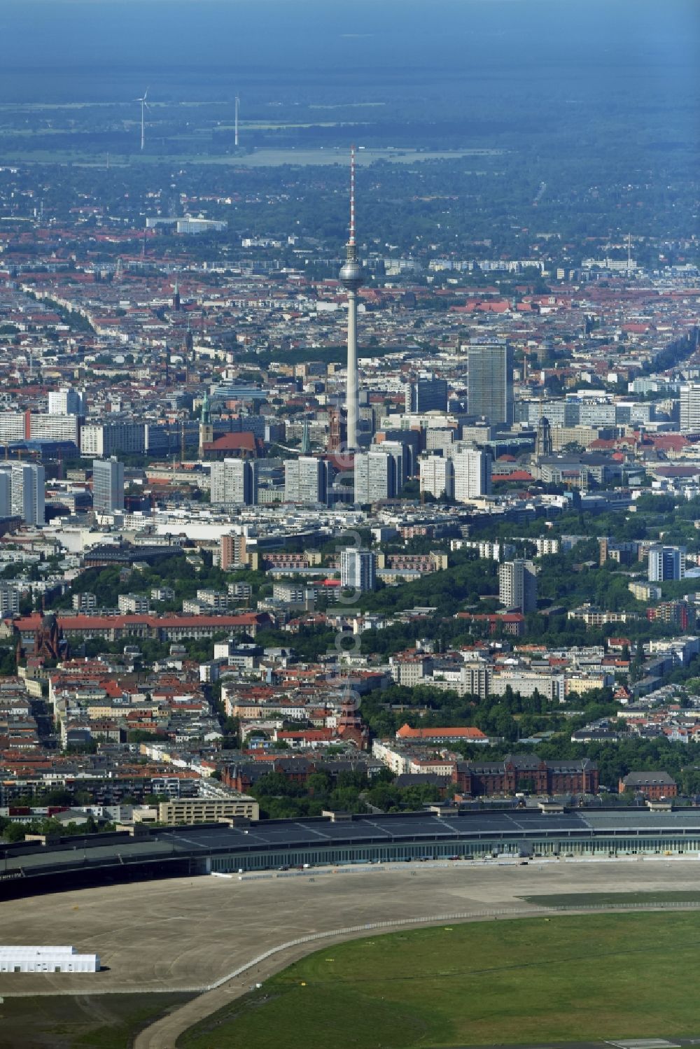 Berlin von oben - Ausblick über die Berliner Innenstadt