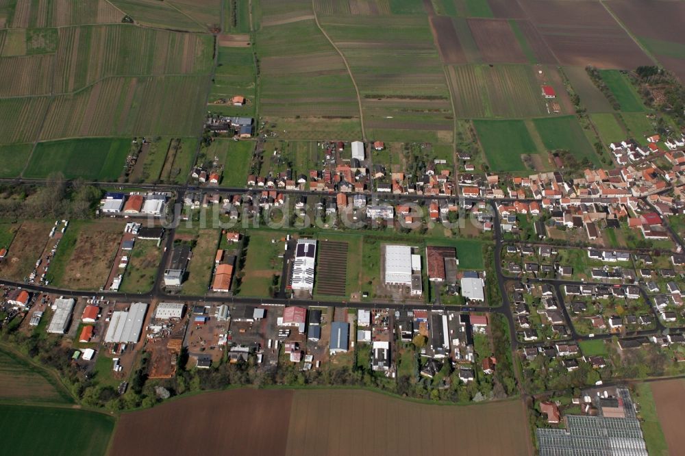 Luftbild Pfaffen-Schwabenheim - Ausblick über Pfaffen-Schwabenheim im Bundesland Rheinland-Pfalz