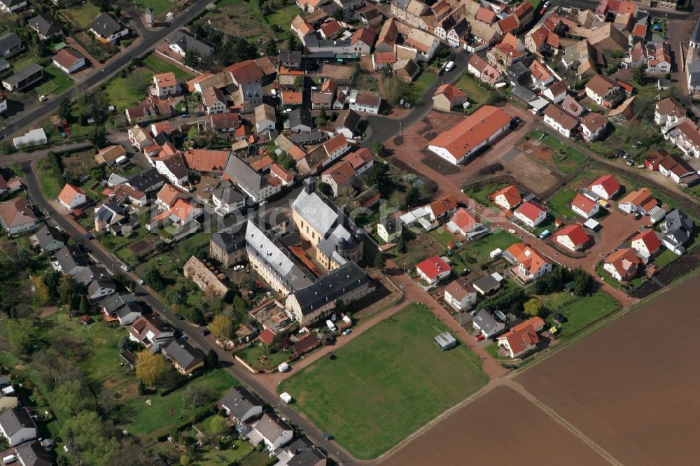 Luftbild Pfaffen-Schwabenheim - Ausblick über Pfaffen-Schwabenheim im Bundesland Rheinland-Pfalz