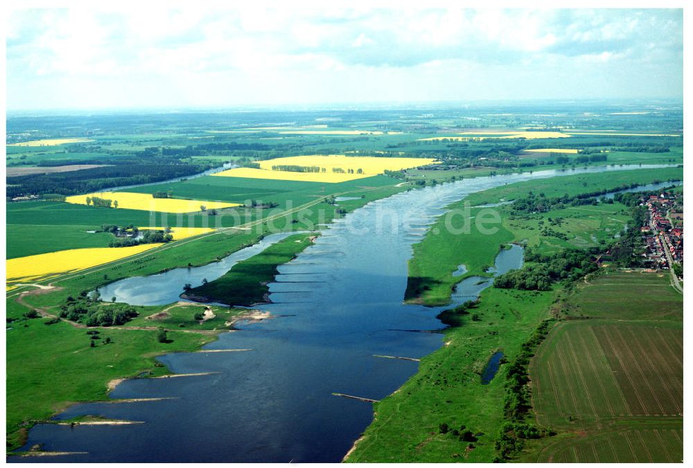 Kehnert / Sachsen-Anhalt von oben - Ausgleich und Ersatzmassnahmen entlang des Elbe-Havel- Kanal 13.05.2005