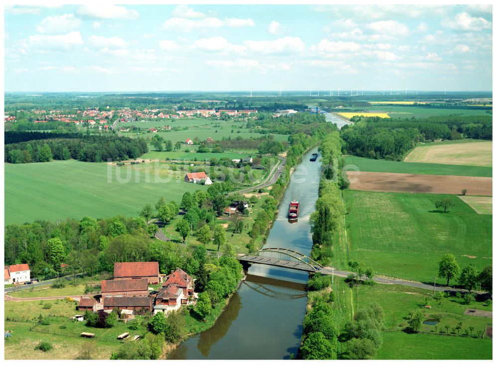 Luftbild Parchau / Sachsen-Anhalt - Ausgleich und Ersatzmassnahmen entlang des Elbe-Havel- Kanal 13.05.2005