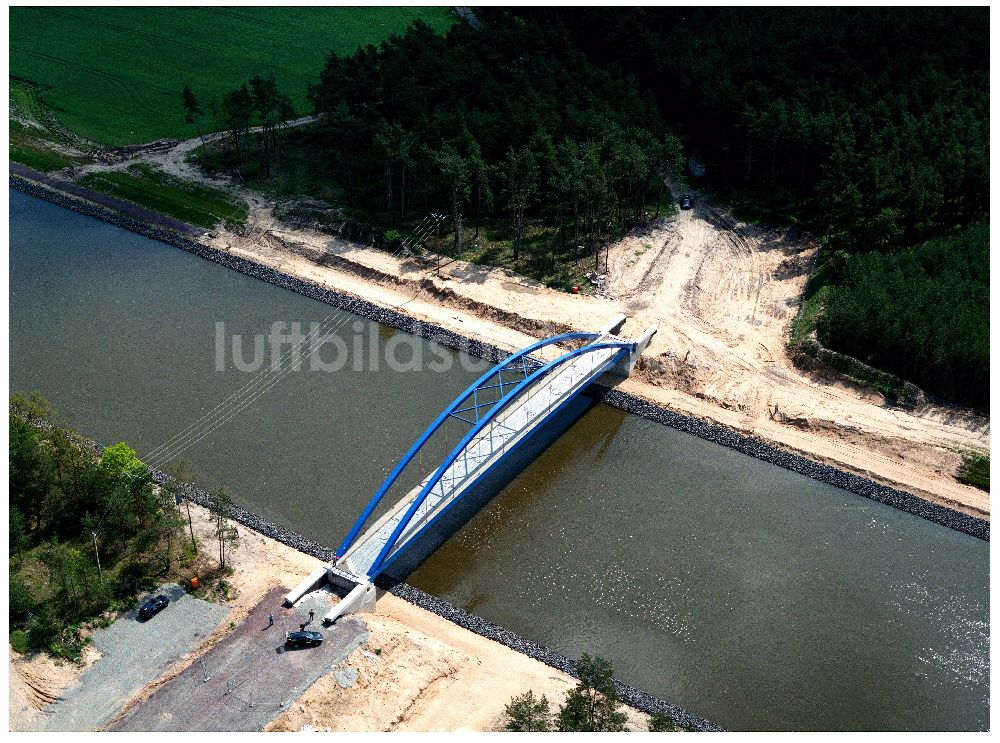 Luftbild Burg / Sachsen-Anhalt - Ausgleich und Ersatzmassnahmen entlang des Elbe-Havel- Kanal 13.05.2005