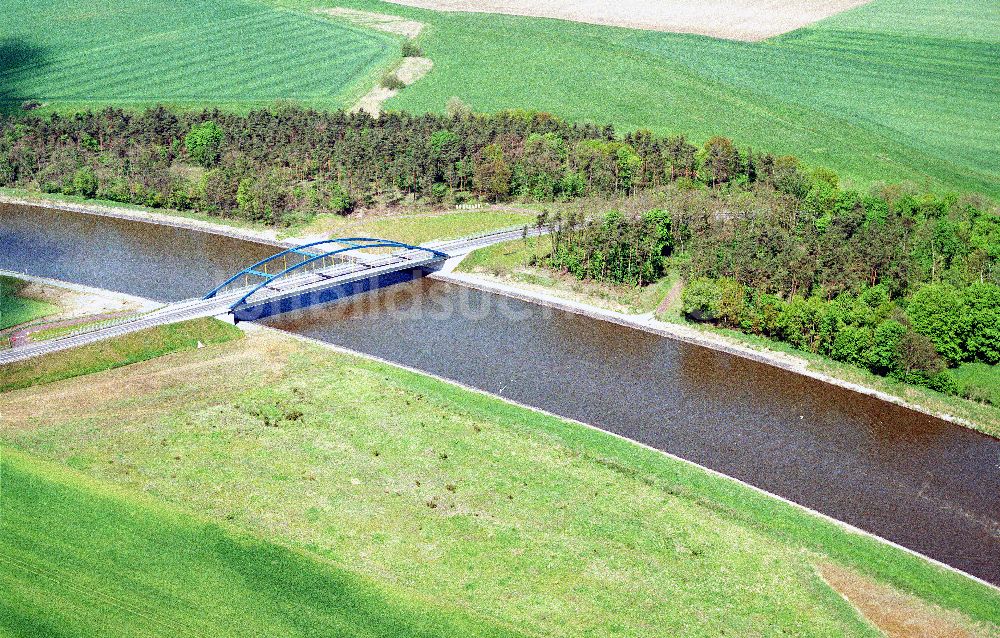 Zerben / Sachsen-Anhalt aus der Vogelperspektive: Ausgleich und Ersatzmassnahmen entlang des Elbe-Havel- Kanal 13.05.2005