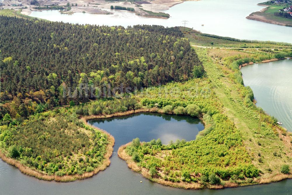 Ihleburg / Sachsen-Anhalt von oben - Ausgleichs- und Ersatzmaßnahmen südlich von Ihleburg am Elbe-Havel-Kanal am Wasserstraßenkreuz Magdeburg / Elbe-Havel-Kanal