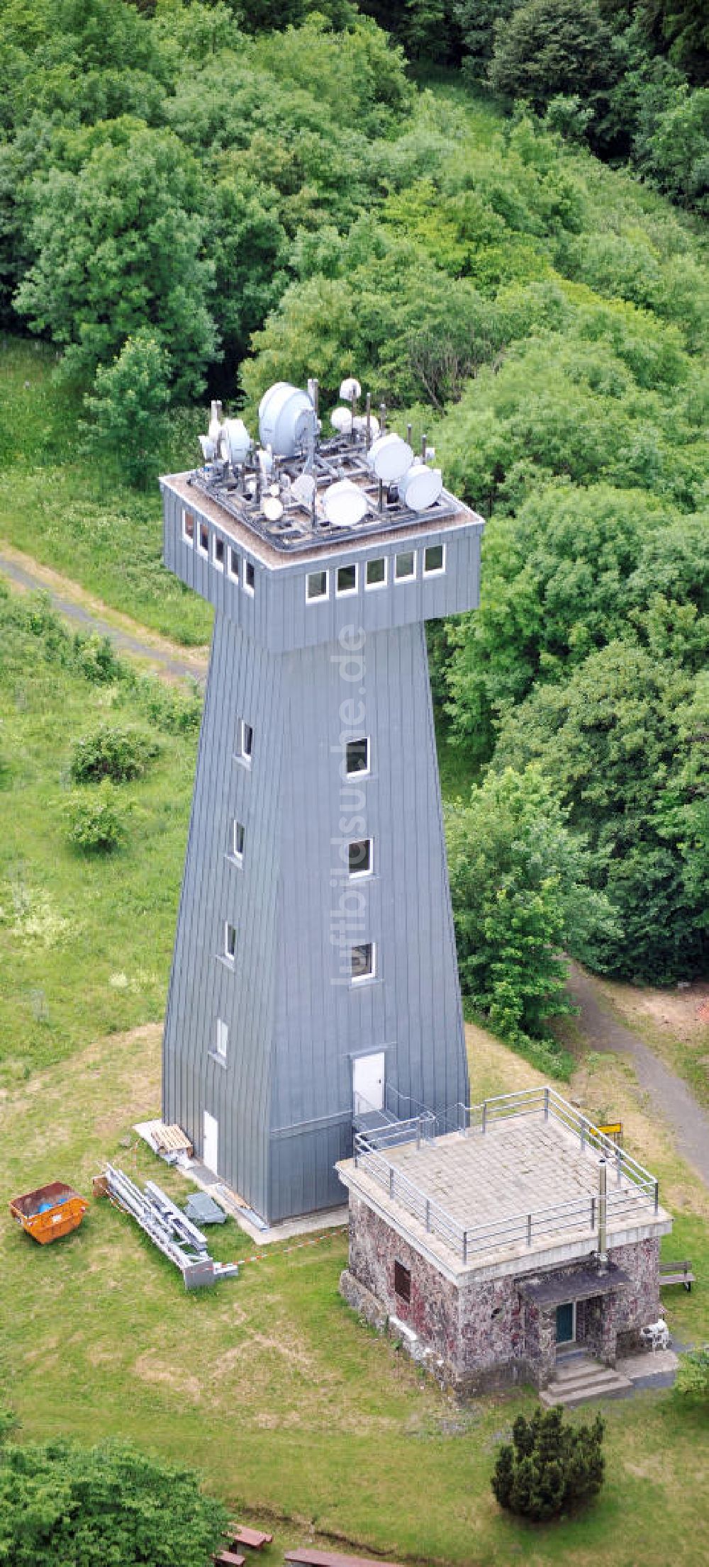 Luftbild Breitungen - Aussichtsturm in Thüringen